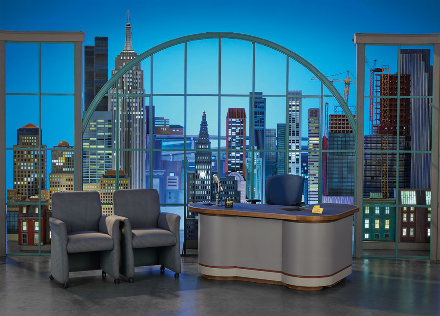 Letterman Television Show Set