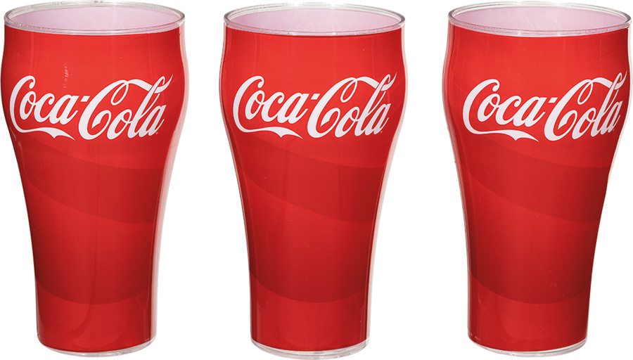 Three Coca-Cola Cups for Judges Simon Cowell, Paula Abdul, and Randy Jackson and Winner Announcement from American Idol (ABC TV, 2002-).