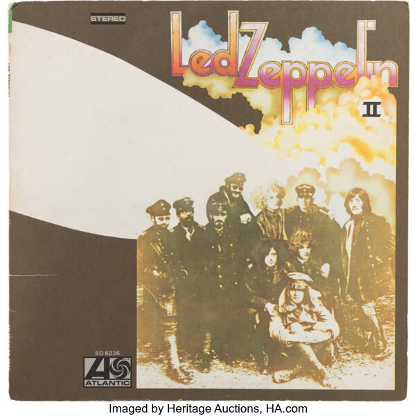 Led Zeppelin II Mega-Rare Presswell Test Pressing Vinyl LP With Robert Ludwig Hot Mix (Atlantic, SD 8236)