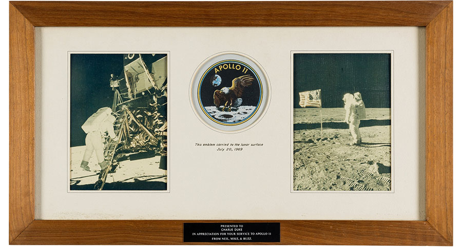 Apollo 11 Lunar Surface Flown Beta Cloth Mission Insignia