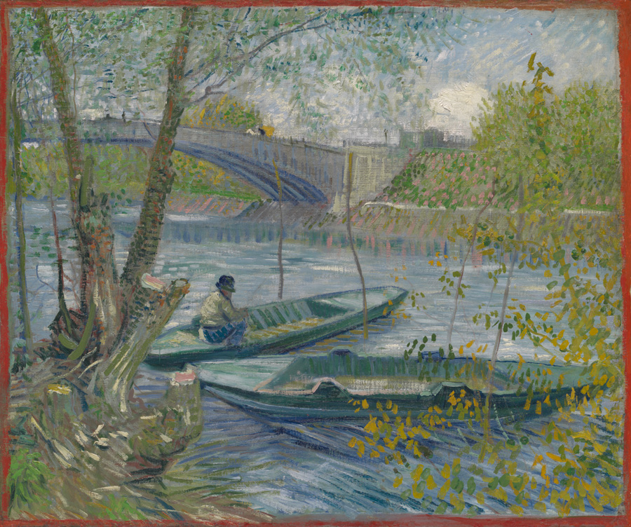 Vincent van Gogh. ‘Fishing in Spring, the Pont de Clichy (Asnières),