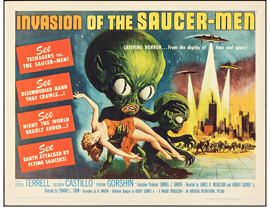 Invasion of the Saucer-Men (American International, 1957)