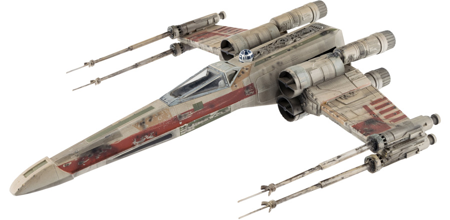 Red-Five-X-wing-Starfighter-Filming-Miniature