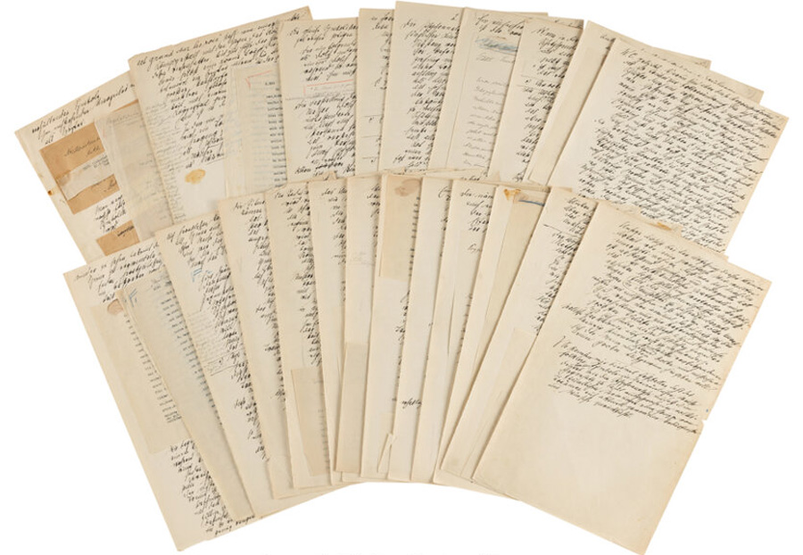 Sigmund-Freud.-Incredibly-rare-handwritten-manuscript-penned-entirely-in-Freud's-hand