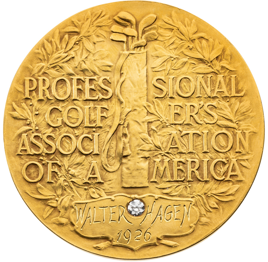 1926 Walter Hagen PGA Championship Gold Medal