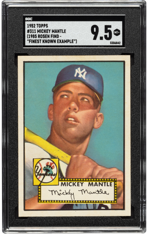  Mickey Mantle Rookie Card