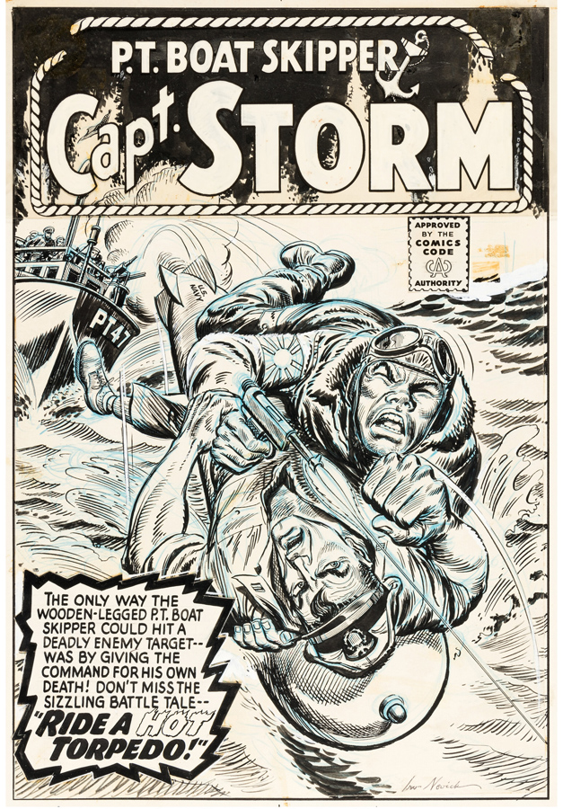 Capt. Storm Cover Original Art