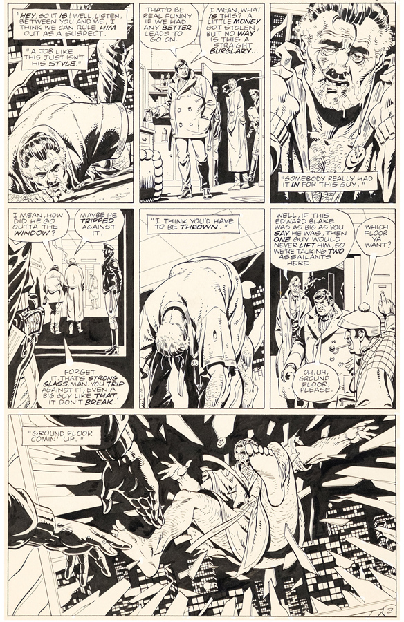 Watchmen 1 Story Page 3 Original Art