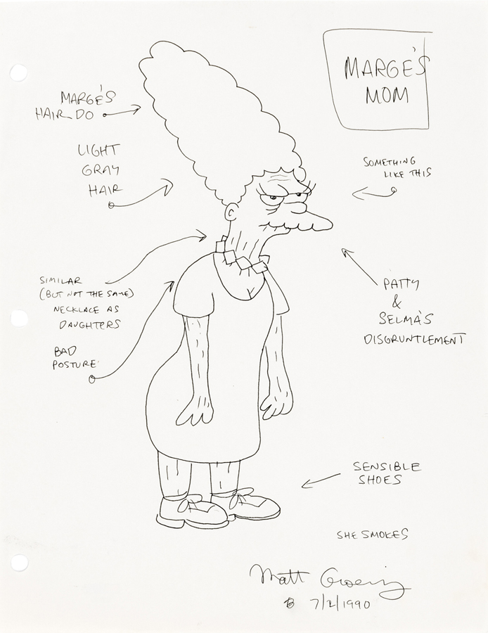 Simpsons Marge's Mom