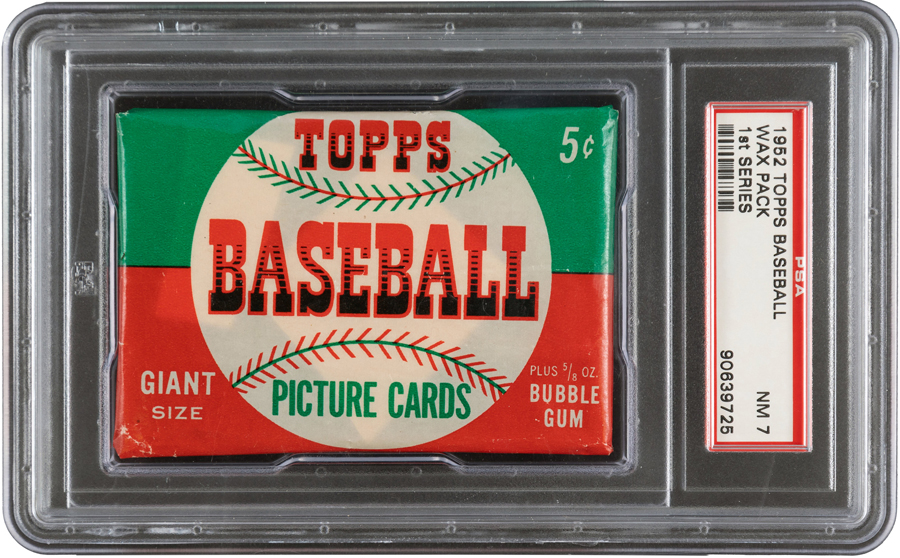 1952 Topps Baseball 1st Series 5-Cent Wax Pack