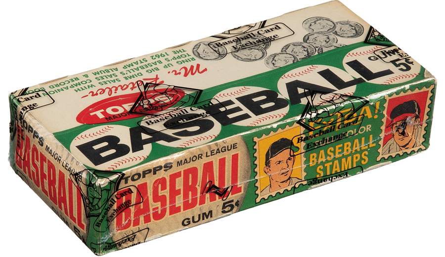 1962 Topps Baseball Front