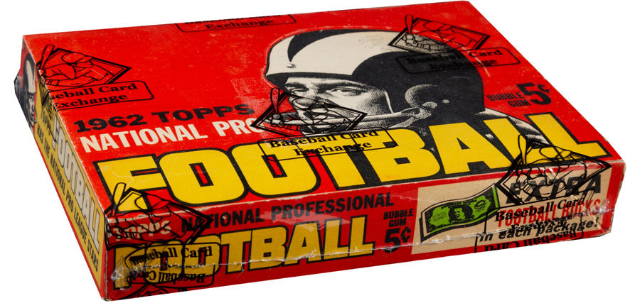 1962 Topps Football Wax Box