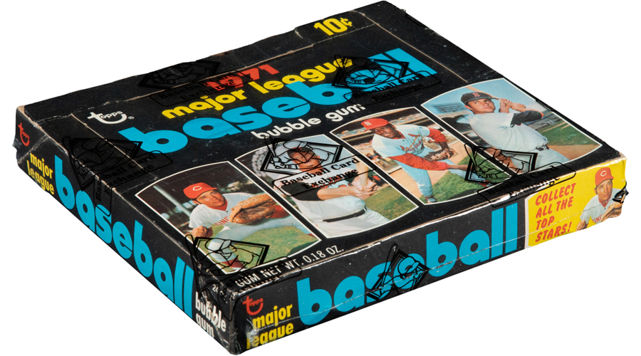 1971 Topps Baseball 1st Series Wax Box