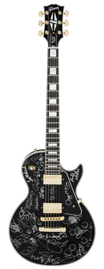 2022 Gibson 70th Anniversary Les Paul Custom Black Solid Body Electric Guitar, Serial #202722