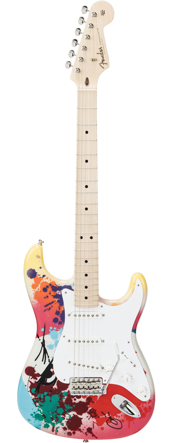 Eric Clapton Stage played 2019 Fender Crash Multi-Color Stratocaster