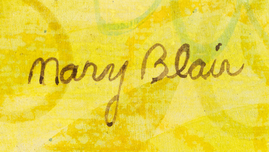 Mary Blair signature
