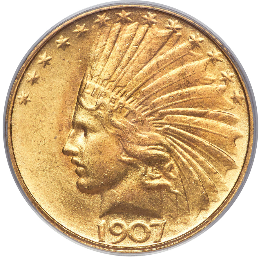 Saint Gaudens 1907 Indian Eagle Front