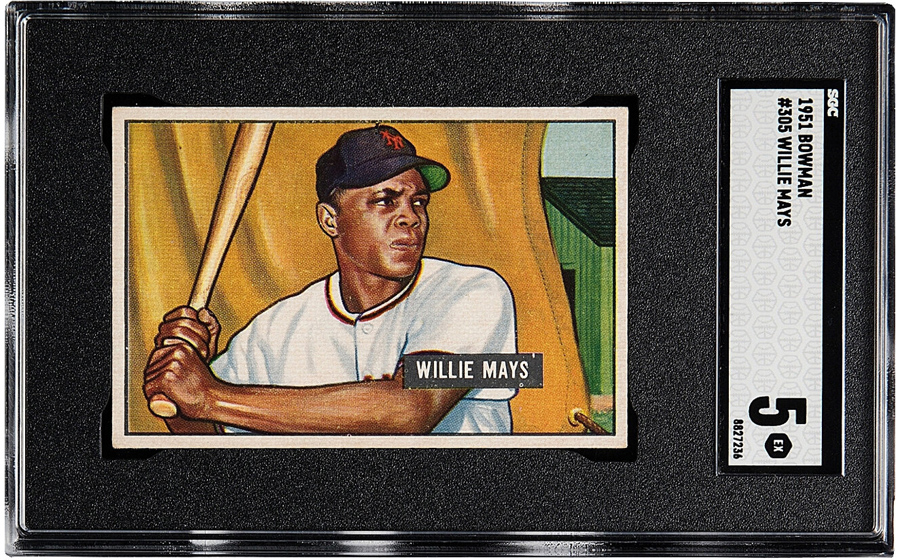 1951 Bowman Willie Mays Rookie 1