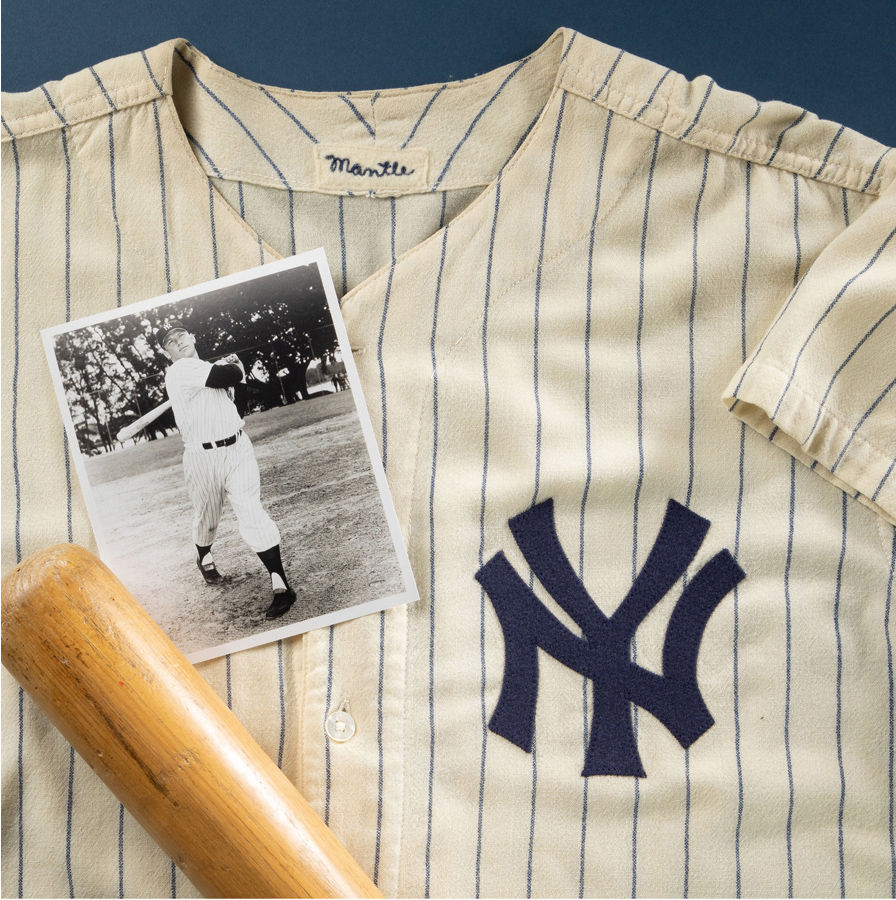 1958 Mickey Mantle Game Worn New York Yankees Jersey