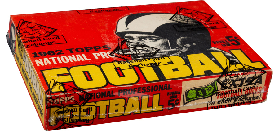 1962 Topps Football Wax Box 1