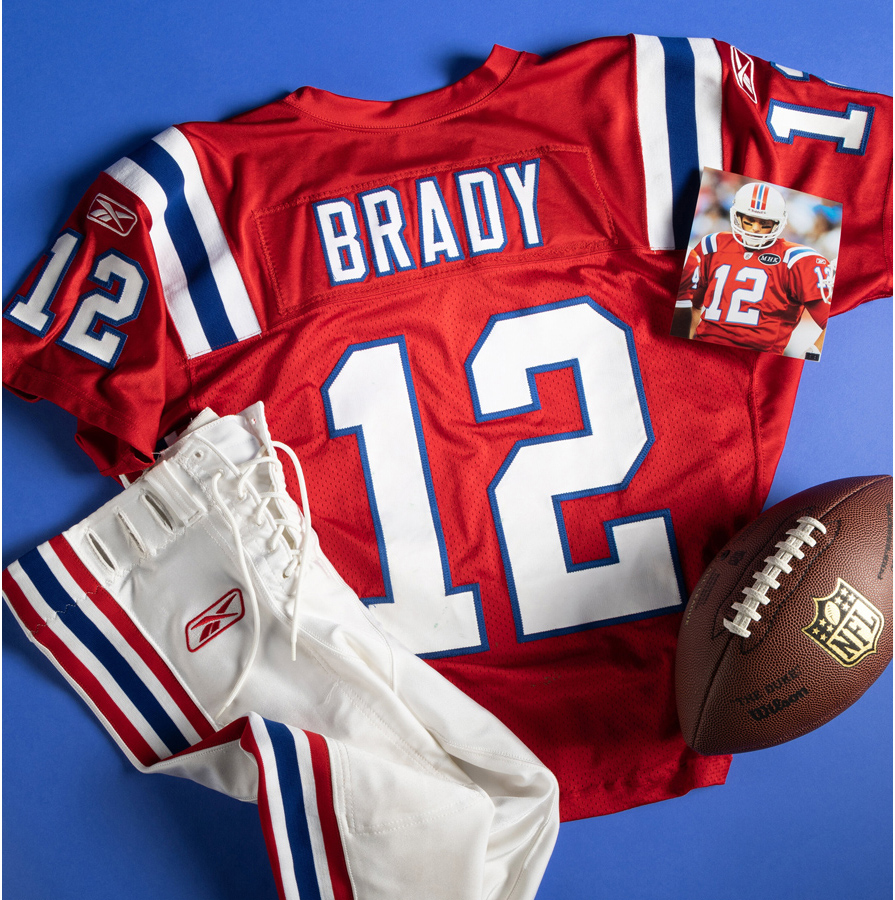 2011 Tom Brady Game Worn New England Patriots Throwback Uniform