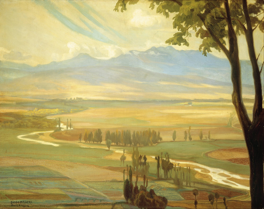 Diego Rivera, Ávila Morning (The Amblés Valley), 1908 