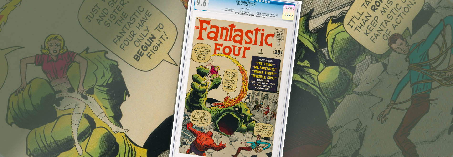 World's Most Fantastic Copy of 'Fantastic Four' No. 1 Heads