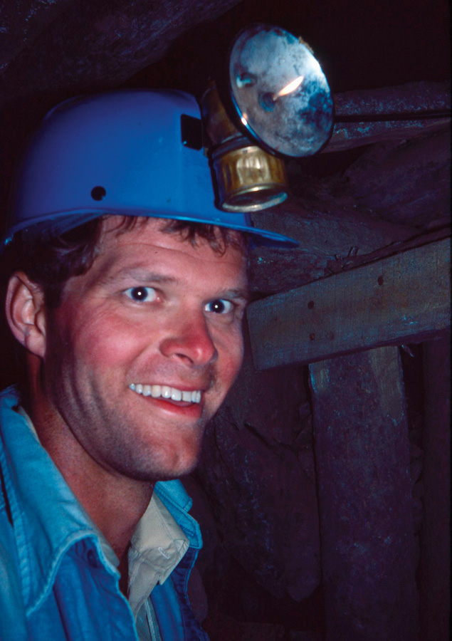 Bruce in Mine Shaft
