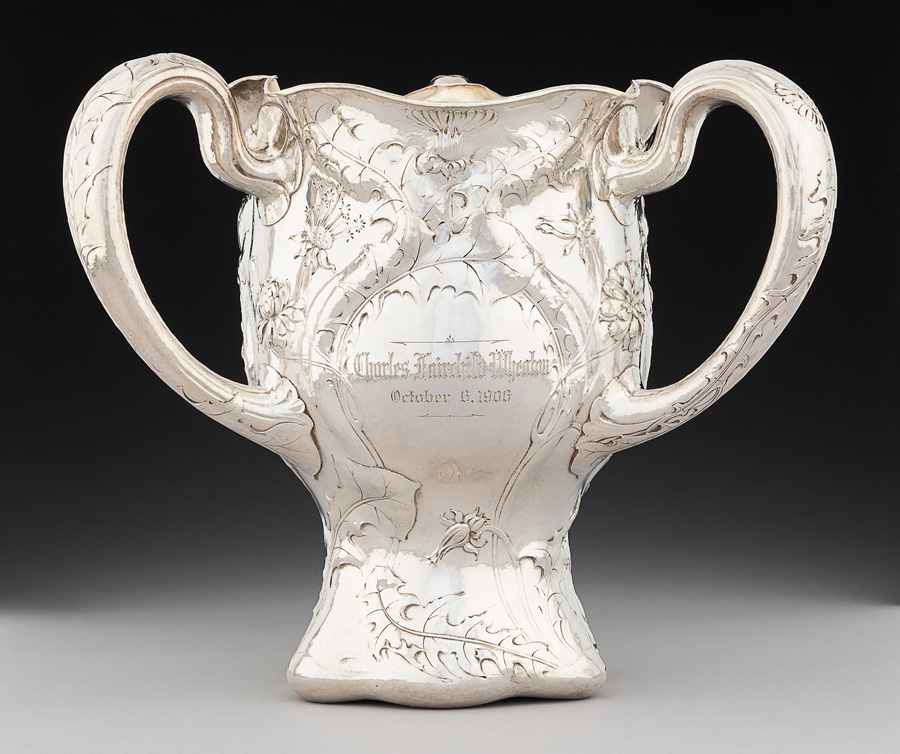silver trophy