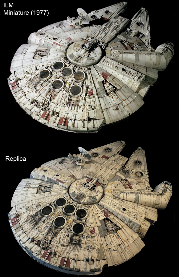 Millennium Falcon Comparison
