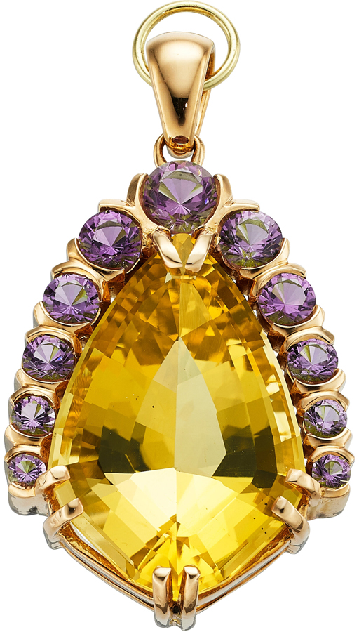 Scapolite, Gold Pendant