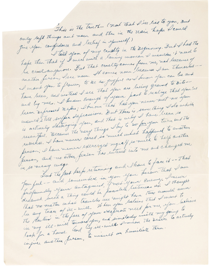 Arthur Miller Letter